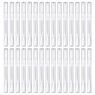 30Pack 3ML Transparent Twist Pens, Empty Nail Oil ...