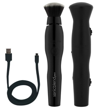 Michael Todd Beauty Sonicblend Pro Makeup Brush - Rechargeable - For Liquid, Cream, and Powder Based Make Up - For All Skin Types