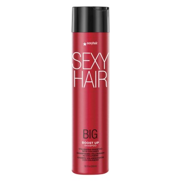 SexyHair Big Boost Up Volumizing Shampoo with Collagen, 10.1 Oz | 20% More Volume | SLS and SLES Sulfate Free | All Hair Types