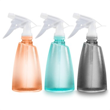 Plastic Spray Bottles for Cleaning Solutions - 3Pcs Plant Mister Spray Bottle Plastic Empty Spray Bottles for Hair Garden Spray Bottle Heavy Duty - 17 Oz Garden Sprayer Water Mister Bottle for Hair