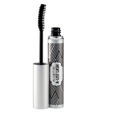 Aloette A-List Lash Curling Mascara With Argan Oil, Conditions & Curls Lashes, Clump-Proof Wand, Cruelty-Free, 0.16 Oz, Black