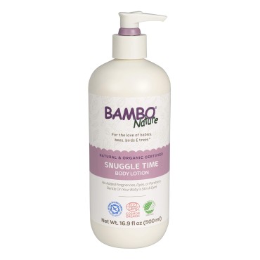 Bambo Nature Snuggle Time Body Lotion, 16.9 fl oz, 6 Count (1 Pack of 6 Bottles)