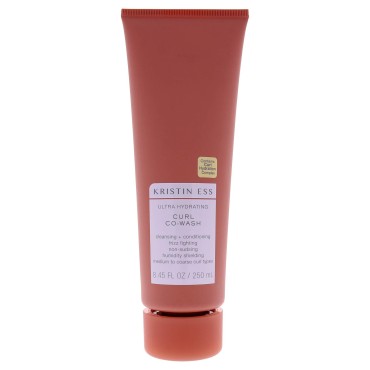 Kristin Ess Hair Ultra Hydrating Curl Co-Wash - Cleansing Conditioner for Curly Hair, Frizz Control, Humidity Shielding, Vegan, Color + Keratin Safe, 8.45 fl oz (Pack of 1)