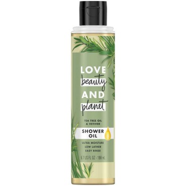 LBP Tea Tree Oil & Vetiver Shower Oil Body Wash - 6.7oz