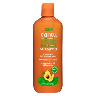 Cantu Avocado Hydrating Shampoo, Sulfate-Free, 13.5 Ounce (Packaging May Vary)