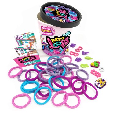 Commonwealth Toys Lots A Loops Tubs (Colors Will Vary)