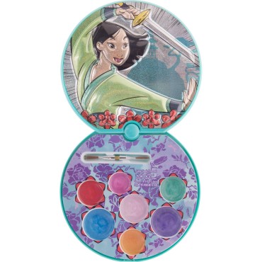 Townley Girl Disney Princess Mulan Lip Gloss Slide Out Compact