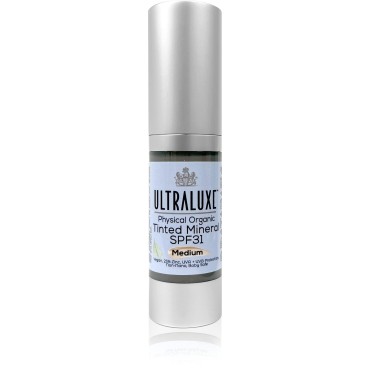 ULTRALUXE SKIN CARE Organic Glowing & Mattifying Tinted Mineral SPF31, Maintainance
