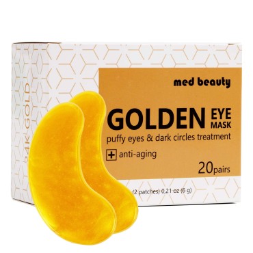 24K Gold Under Eye Patches Eye Masks For Dark Circ...