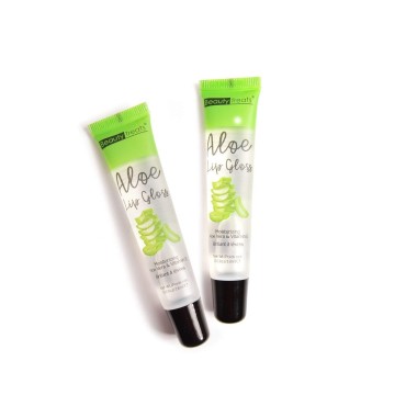 2 pcs Beauty Treats Aloe Lip Gloss Moisturizing Aloe Vera & Vitamin E