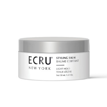 ECRU NEW YORK Styling Balm 1.69oz Light Hold Styling Balm and Pomade for Short to Mid Length Hair