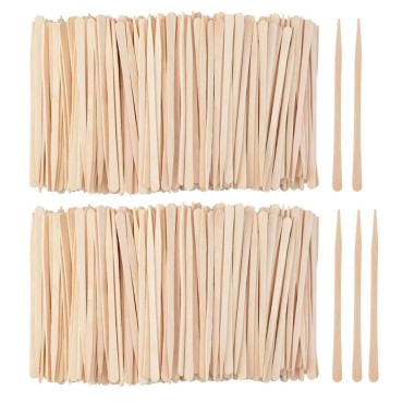 1200 Pack Wooden Waxing Sticks Wax Spatulas Sticks...