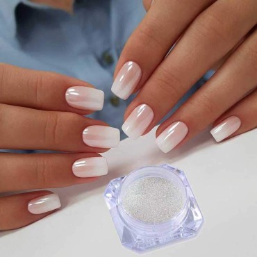 1 Box 0.2g Laser Nail Glitter Peacock Mirror Laser...