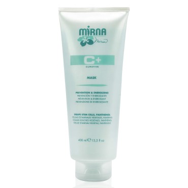 Mirna Professional Prevention & Energizing, Anti Thinning Mask / Deep conditioner For Weak Hair. Infused with Oligo-Elements, Herb extracts, Grape stem cells, No Sulphate, No Paraben, 400ml/ 13.5oz
