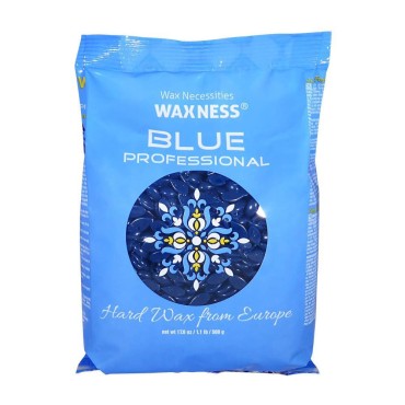 Waxness Premium Hard Wax Beads Blue Pro 1.1 Pounds