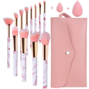 Makeup Brushes START MAKERS Professional 12Pcs Pin...