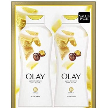 Olay Ultra Moisture Shea Butter 2 Body Washes 22 F...