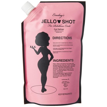 Ecoslay Jello Shot, Extra Firm Hold Gel, Super Thick, Aloe and Okra formula, 16oz