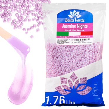 Bella Verde Wax Beans 1.76lbs - Made in Italy - Hard Wax Beads for Women and Men -Hot Wax for Brazilian Body Legs Eyebrows Face Lips Armpits