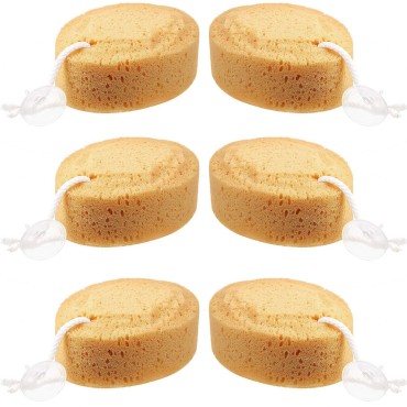 6 Pieces Foam Body Sponge Soft Exfoliating Bath Sponge Shower Sponge Body Scrubber for Adults and Kids Body Cleansing Supplies, 5.5 Inch