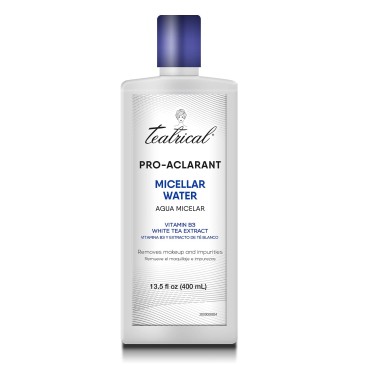TEATRICAL Pro-Aclarant Micellar Water Cleanser & Makeup Remover, 13.5 Ounce