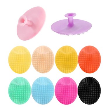 10PCS Silicone Facial Cleansing Brush,Super Soft F...