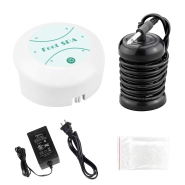 Ionic Detox Foot Bath Machine, Foot Detox Spa Ion Cleanse Chi Machine for Home Use Beauty Club Salon, Regain Health & Vitality with 5 Liners ?Tub Not Include?
