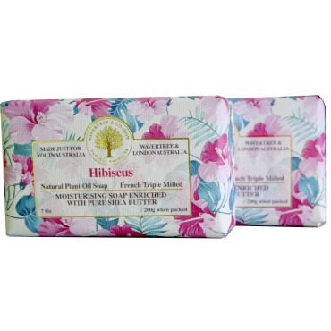 Wavertree & London soap bar Hibiscus (2 Bars)