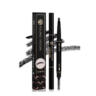 AMAKO Automatic Twin Eyebrow Pencil Waterproof Smu...