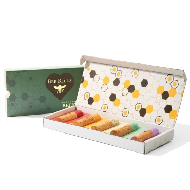 Bee Bella Lip Balm Variety Pack Gift Set, Moisturi...