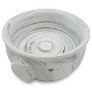 Bicrops Ceramic Shaving Soap Bowl For Men, Non-sli...