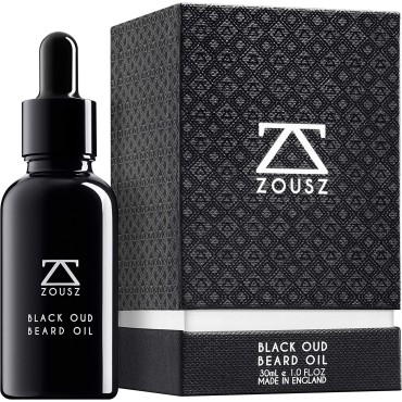 ZOUSZ Beard Oil For Men - Black Oud & Sandalwood S...
