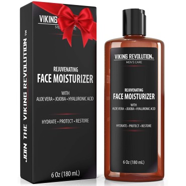 Viking Revolution - Natural Moisturizer Cream for Skincare, Anti Wrinkle & Anti Aging Facial Cream/Lotion, Mens Face Care