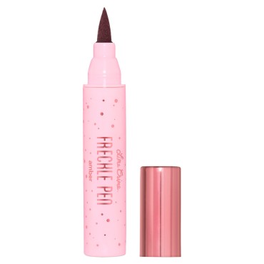 Lime Crime Freckle Pen, Amber (Freckle Brown) - Lightweight Buildable Makeup with Felt Tip Applicator for Natural Look - Long-Lasting & Waterproof Dot Spot Pen - Vegan & Cruelty-Free