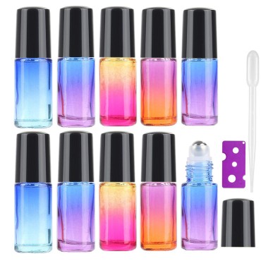 10Pcs, 5Ml Essential Oil Roll on Bottles - JamHooD...