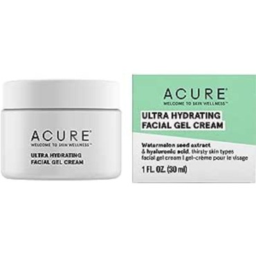 Acure Ultra Hydrating Facial Gel Cream, 100% Vegan...