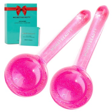MonétBeauty Ice Globes for Facials, Freezer Safe a...
