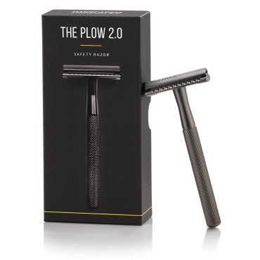 MANSCAPED® The Plow™ 2.0 Premium Single Blade Double-Edged Safety Face Razor