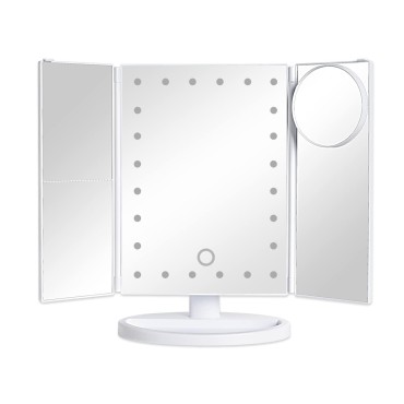 bemelux Tri-fold Vanity Mirror Light with 10x Magn...