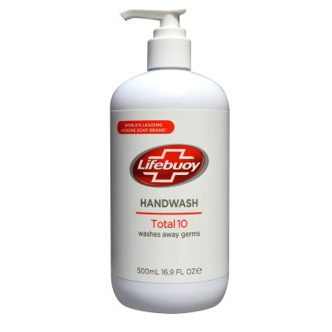 Lifebuoy Total 10 Hand Wash, 16.9 FL OZ (500 ml)