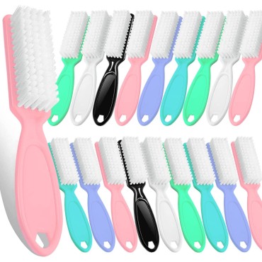 HOFASON 20Pcs Handle Grip Nail Brush, Hand Fingern...