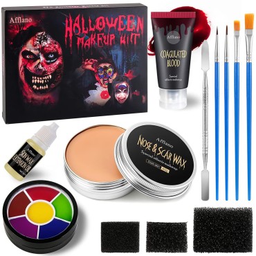 Afflano Bruise SFX Halloween Makeup Kit, Nose Scar...