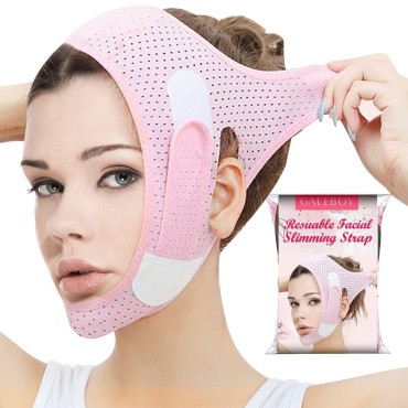 Double Chin Reducer Face Slimming Strap V Line Lifting Face-belt Chin Strap For Women and Men Tightening Skin Preventing Sagging