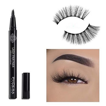 AquaPurity PHOERA 9D Synthetic Mink Lashes & Adhes...