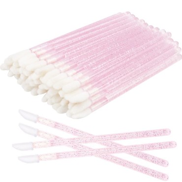 300 Pack Disposable Glitter Crystal Lip Brushes Pr...
