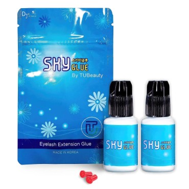 2 Bottles Sky Glue D for Eyelash Extension 5ml - P...