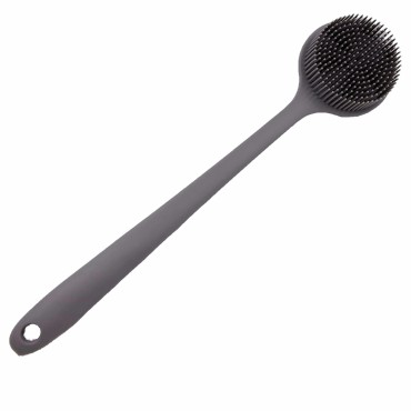 Cinlitek Silicone Body Scrubber, Long Handle Back ...