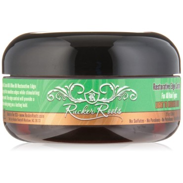 Rucker Roots Restorative Edge Control Light to Medium Hold| FOR ALL HAIR TYPES| AVACADO OIL|RESTORES EDGES| SMOOTHES FLYAWAYS| NON-GREASY|FLAKE FREE