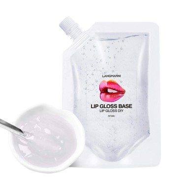 Transparent Lip Gloss ?Moisturize Lip Gloss Base, Lip Gloss Base Oil Material Lip Makeup Primers, Primer for DIY Handmade Lip Balms Lip Gloss- 1.69Fl.Oz(1 Pcs,Clear)