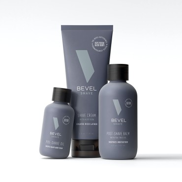 Bevel Shaving Kit for Men - Includes Pre Shave Oil...